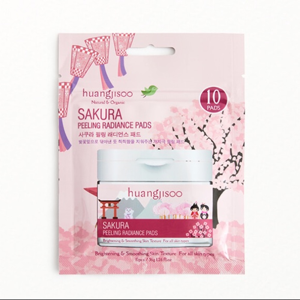 Sakura peeling radiance pads (pack of 10)